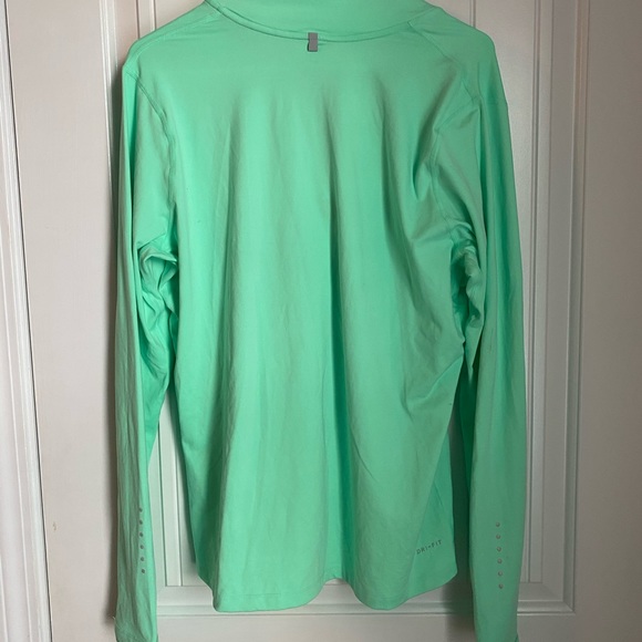 Nike Women's Element Dri-FIT Half-Zip Running Top XL green, Great cond - Picture 6 of 6